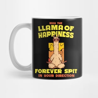 Llama of Happiness Yoga Llama Llamaste Mug